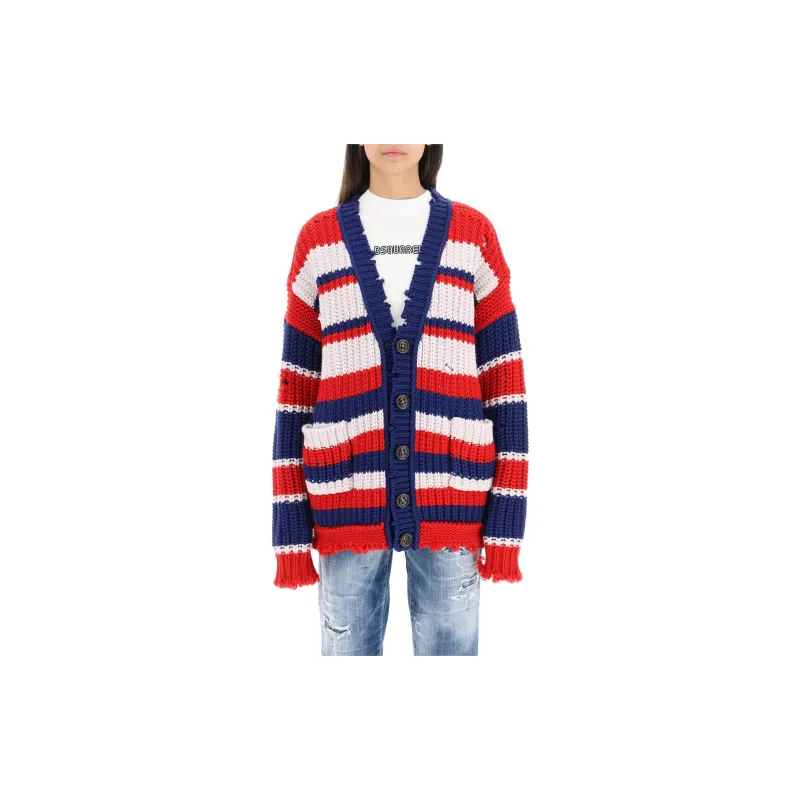 DSQUARED 2 Cashmere Sweater Women's Marine Blue-1