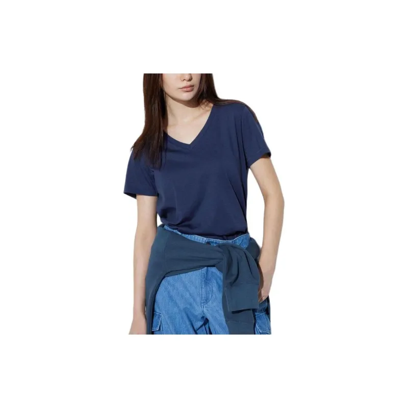 UNIQLO Regular T-Shirt Women's Dark Blue-1