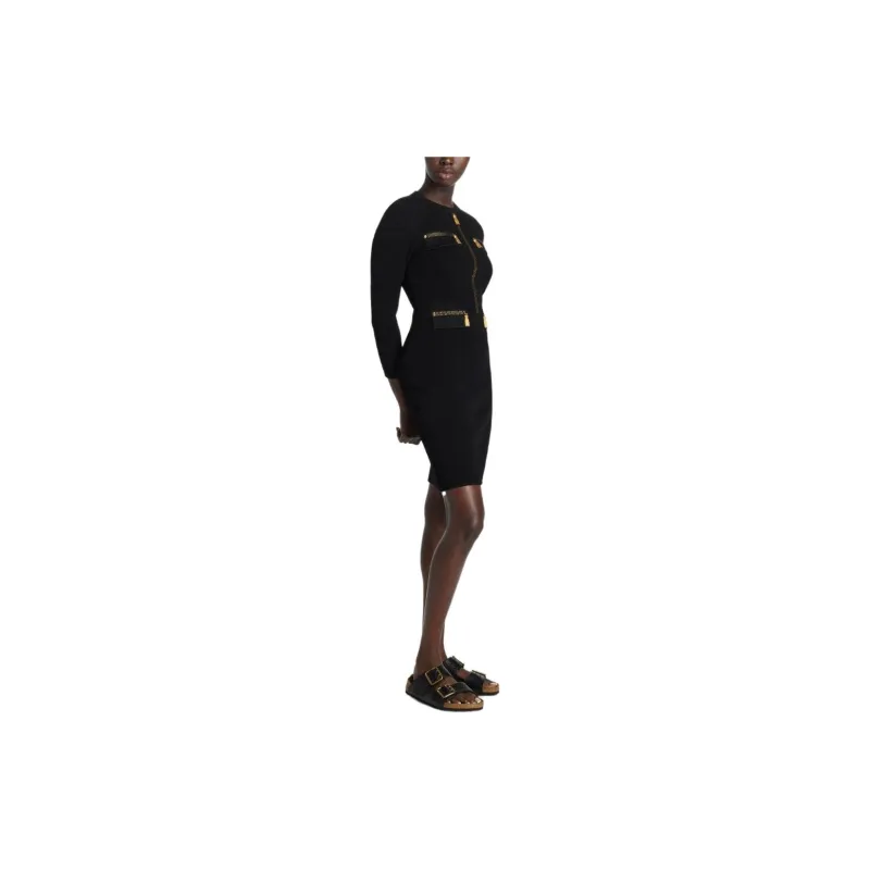 St. John SS24 Long-Sleeved Dresses Women's Black-1
