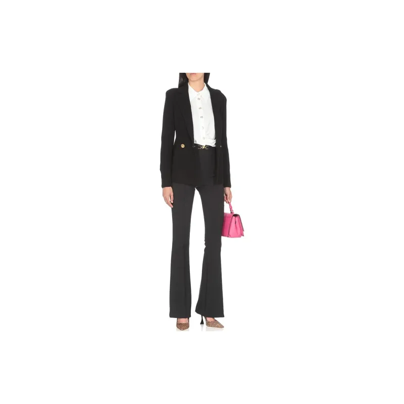 Elisabetta Franchi FW22 Casual Pants Women's Black-2