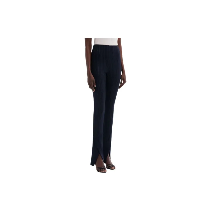 Oscar De La Renta Vertical stripe Wool Trousers-4