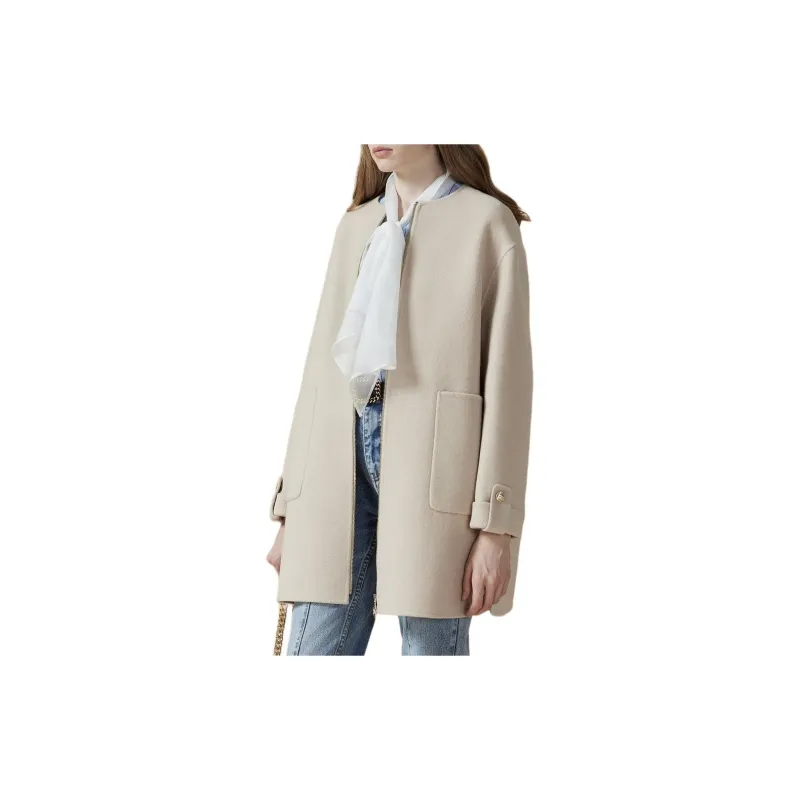 DKNY Coats Women's Beige-4