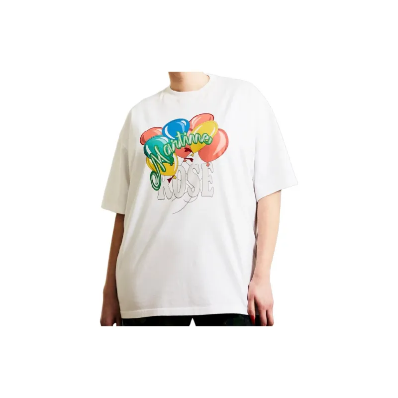 Martine Rose Logo Printed Crewneck T Shirt-3