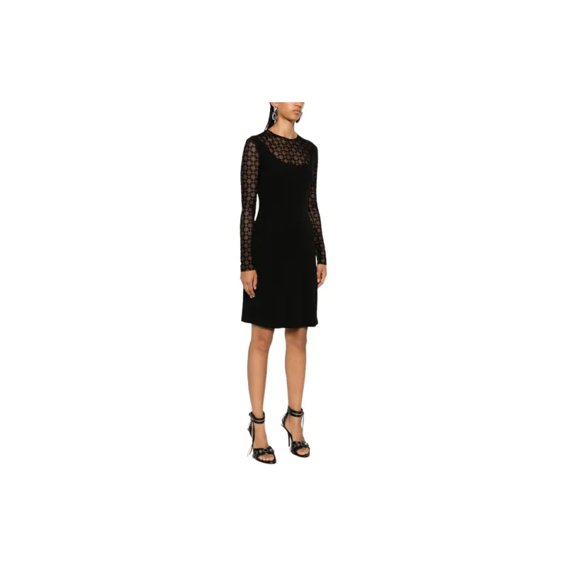 Givenchy 4G Flocked Midi Dress-3