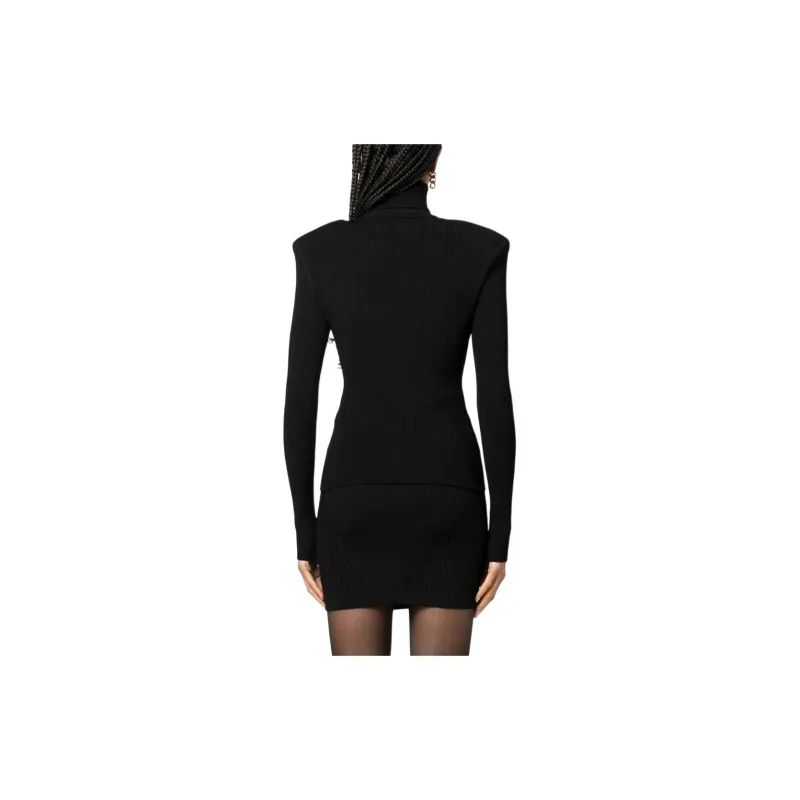 BALMAIN Button Detailed Knitted Jumper-2