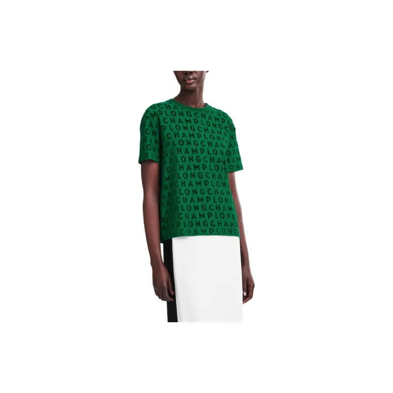 LONGCHAMP T-Shirt Women's Green-1