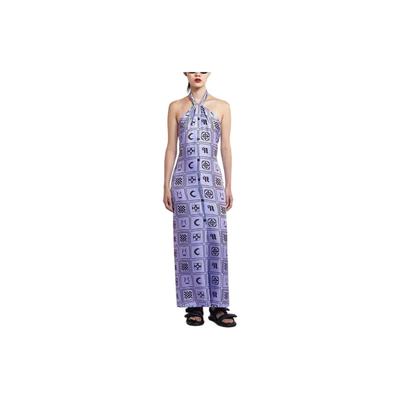 NANUSHKA FW23 ELIMA Sleeveless Dress Women's Light Purple-1