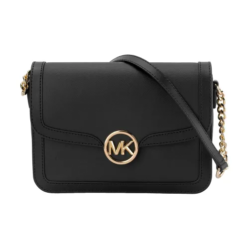 MICHAEL KORS Coated Canvas With Polyester Lining Crossbody Bag Shoulder Bag Women
s Black