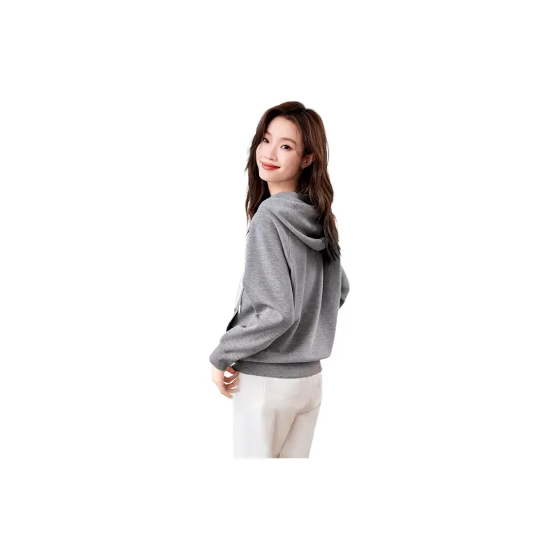 Mo Han Yi Mei Sweatshirt Women's Light Heather Gray-2