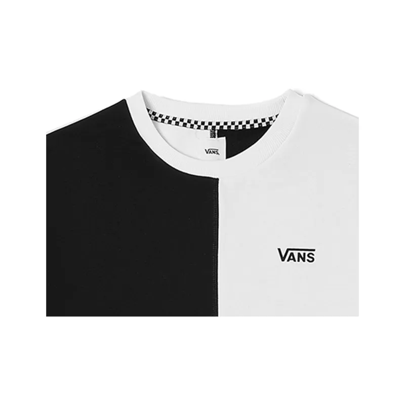 Vans Sweatshirts Women's Black White Checkerboard-2