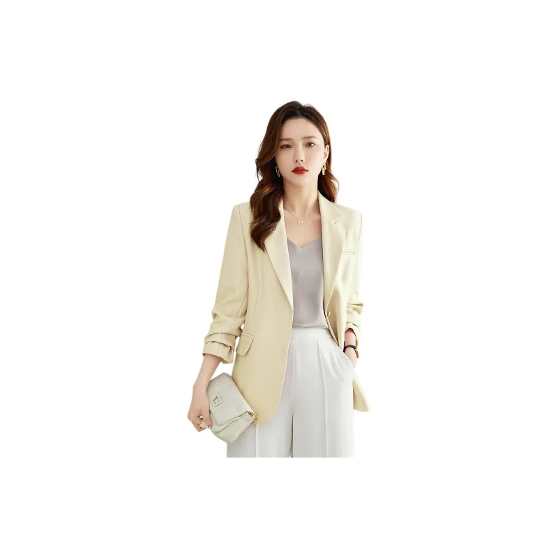 TERRE BLEUE Business Suit Women's Beige-2