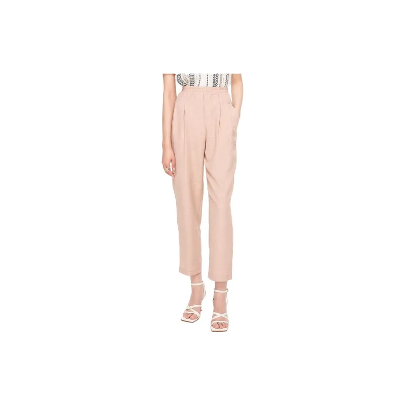 XII BASKET Casual Pants Women's Light Camel-4