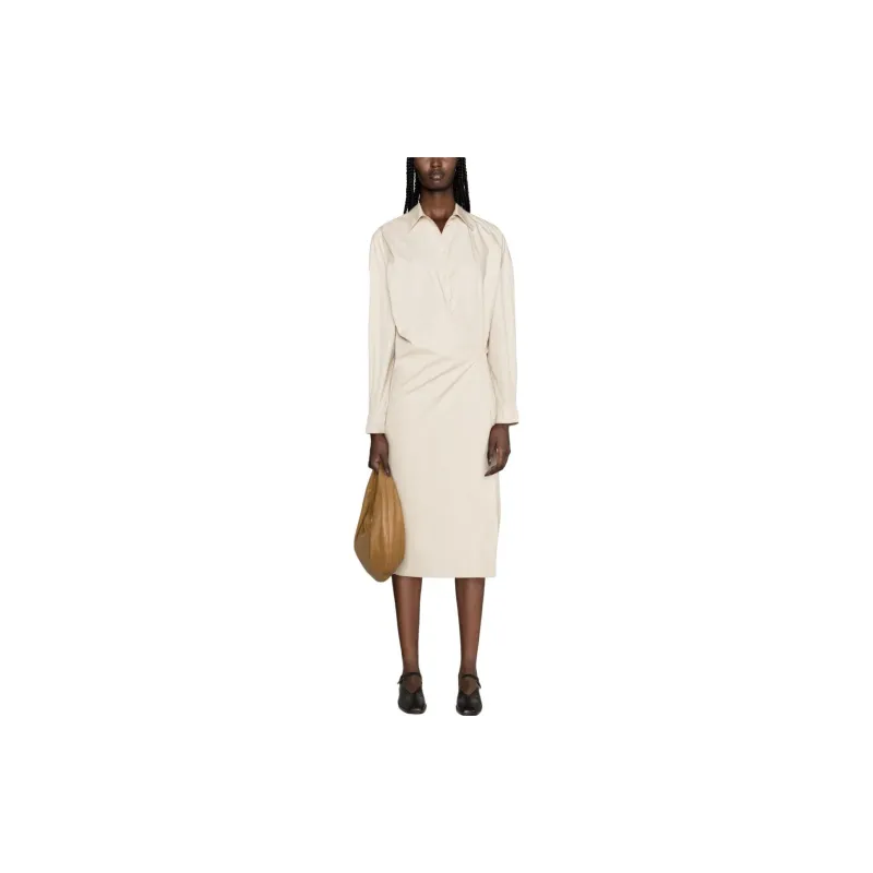 Lemaire Twisted Midi Shirt Dress-1