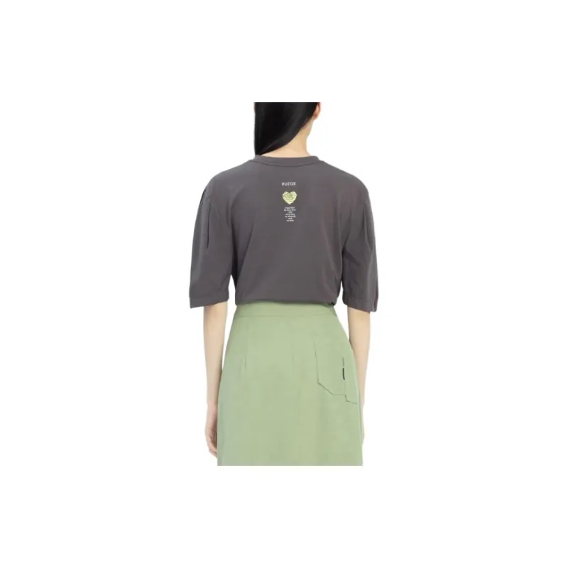 XG T Shirts Women's Silver Gray-1