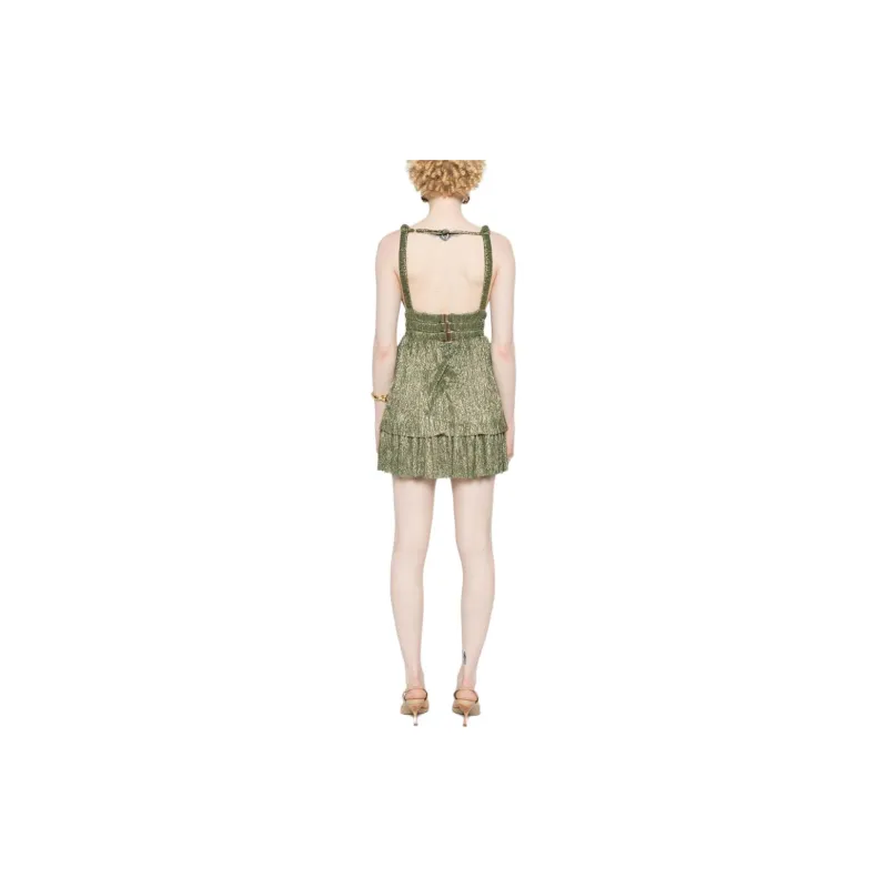 SABINA MUSAYEV Sleeveless Dress Women's Moss Green-2