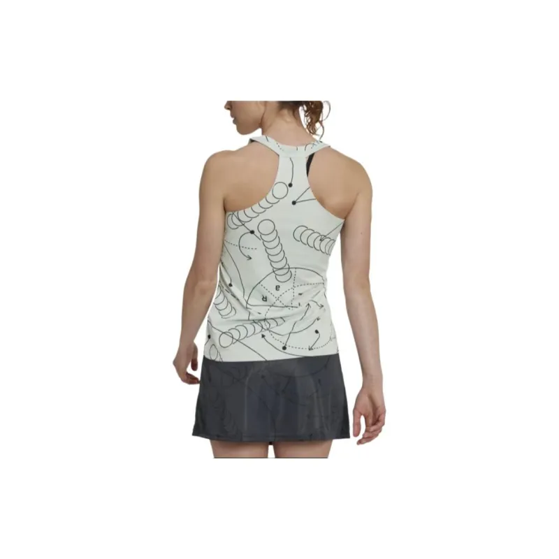 Adidas Tank Tops Women's Linen Green-2