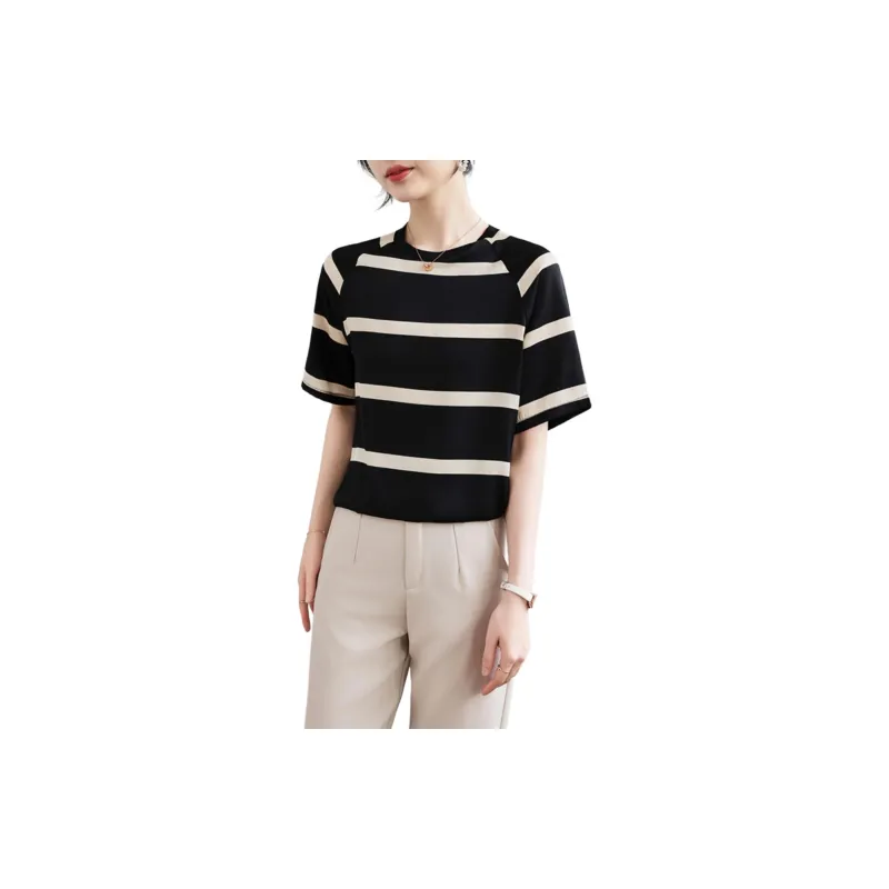 Yi Mengyuan Silk Shirt Women's Image Color-2