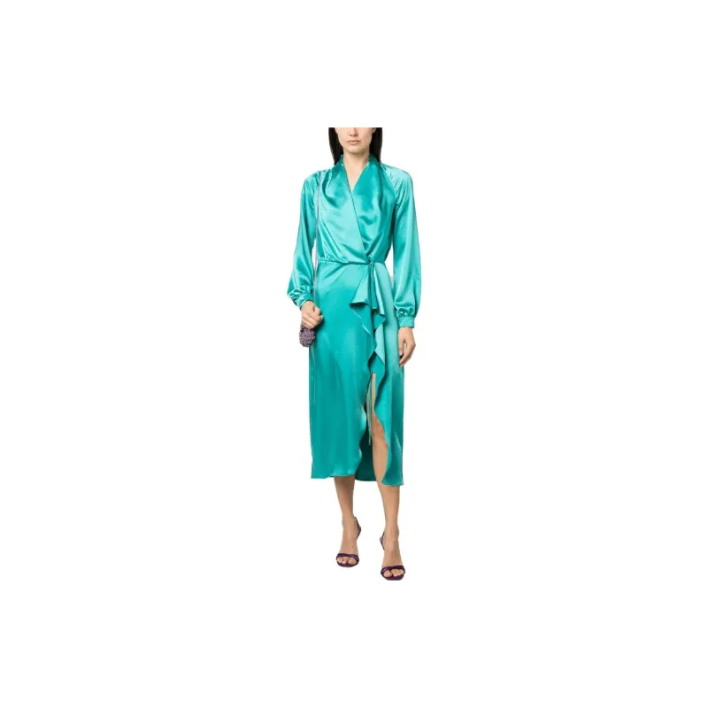 PINKO Long-Sleeved Dresses Women's Aqua Green-1
