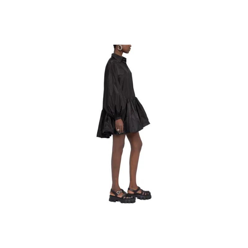 Valentino Long-Sleeved Dresses Women's Black-5