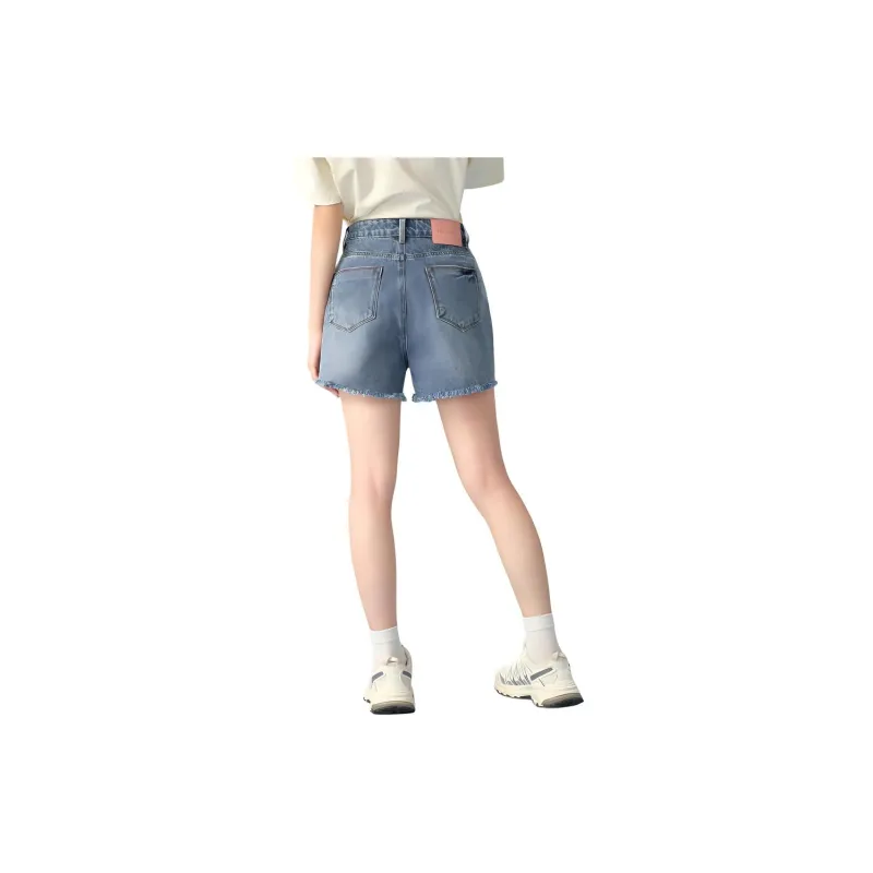 EICHITOO Denim Shorts Women's Denim Blue-2