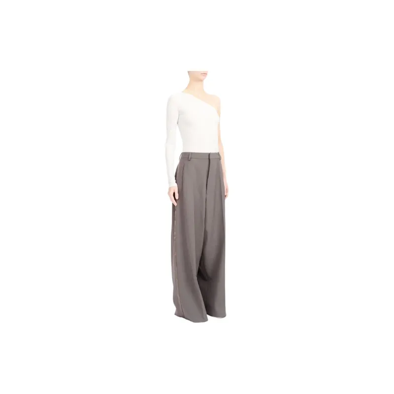 MM6 Maison Margiela Wide leg Tailored Trousers-2