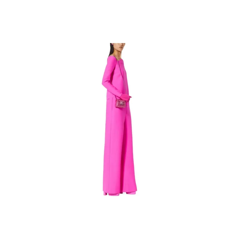 Valentino FW22 Jumpsuit Women's Rose Red-3