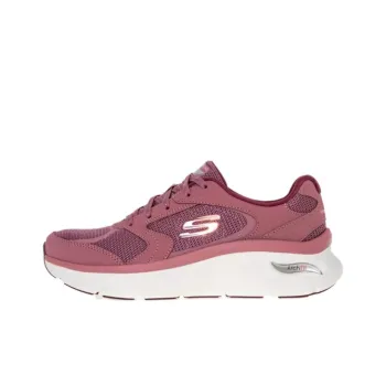 Skechers ARCH FIT D'LUX Anti Slip Wear Resistant Low Top Casual Shoes Women's Red