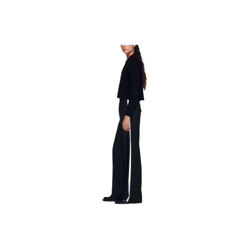 Sandro Cashmere Sweater Women's Black-3