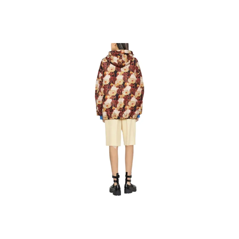 La DOUBLEJ. Floral Print Hooded Jacket-2