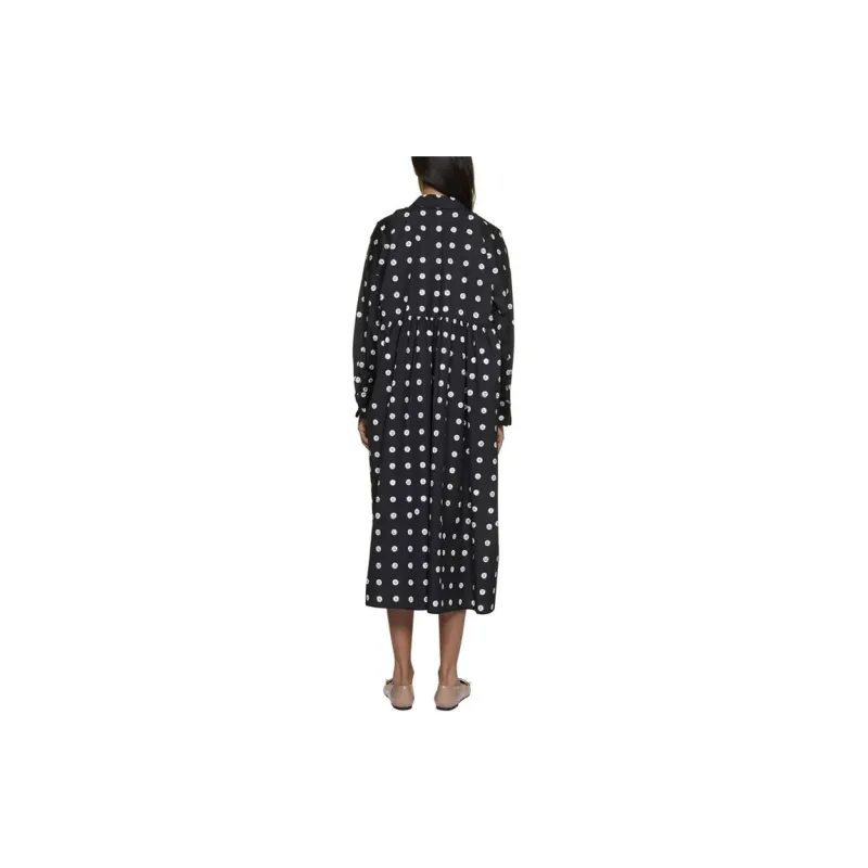 MaxMara Long-Sleeved Dresses Women's Black-4