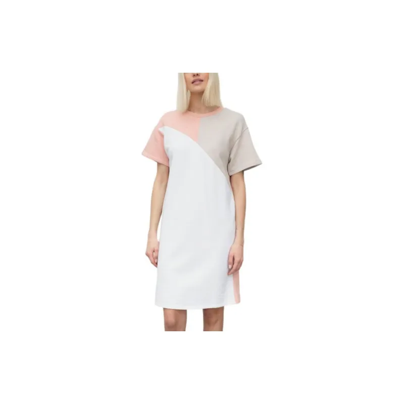 ARMANI EXCHANGE Short Sleeved Dress Women's White-1
