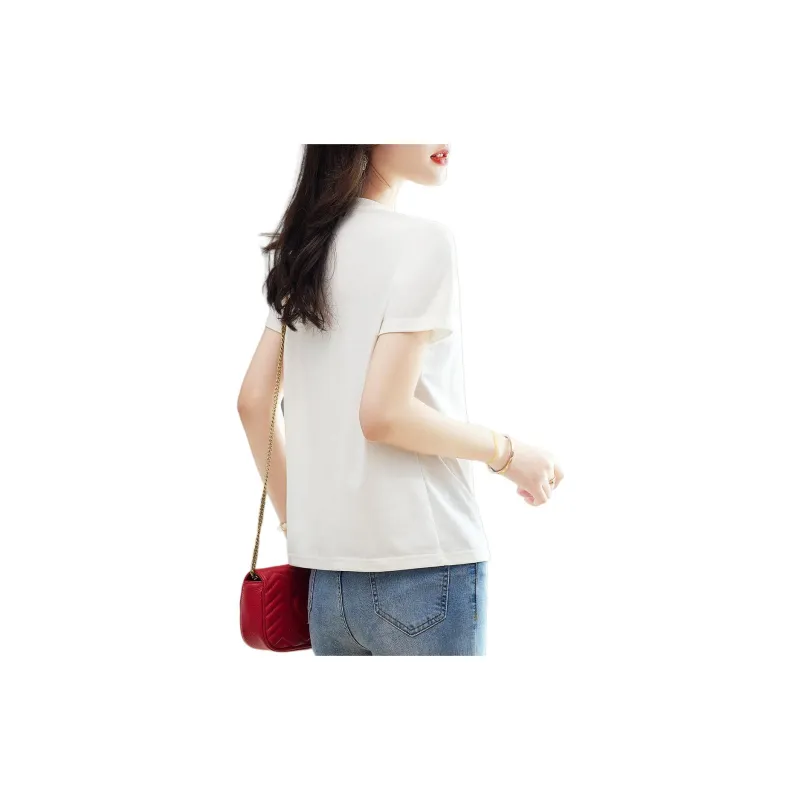 XWI T Shirt Women's Natural White-3