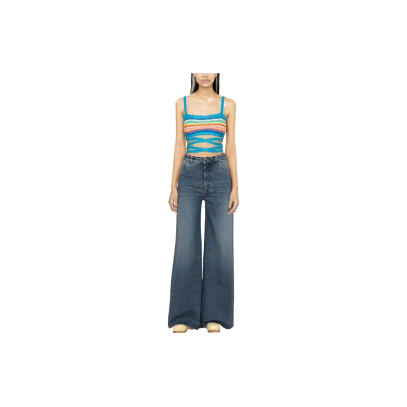 Alanui Over The Rainbow Sleeveless Knitted Top-2