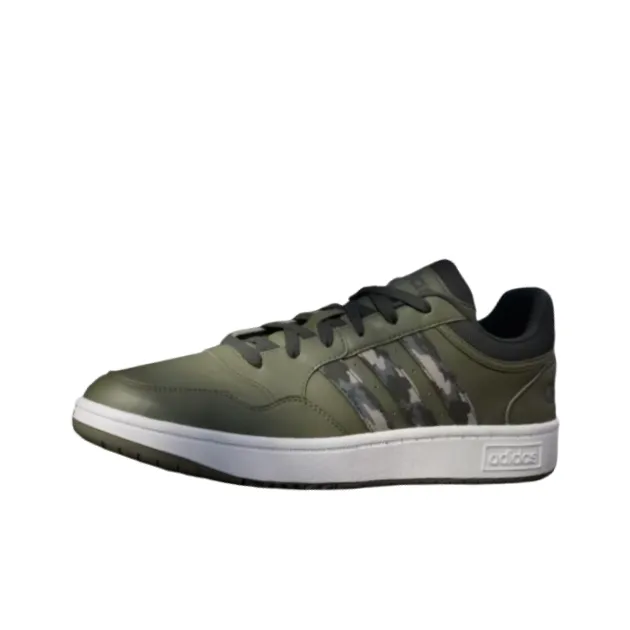 Adidas Hoops 3.0 Low Classic Vintage Night Cargo Core Black Cloud White-0