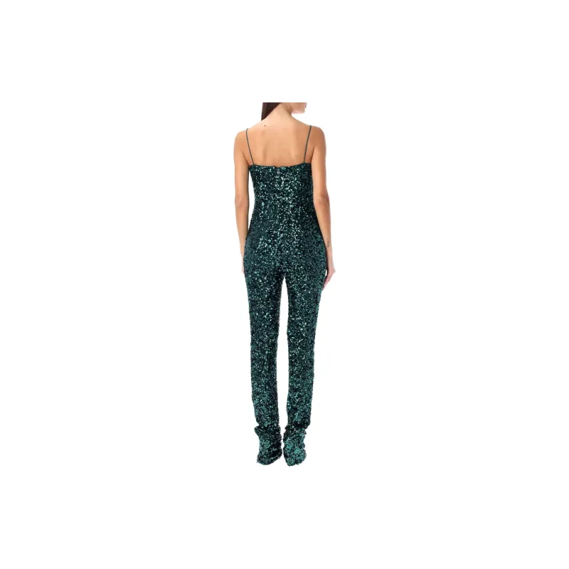 Rotate Sequin Embellished Spaghetti Straps Jumpsuit-2