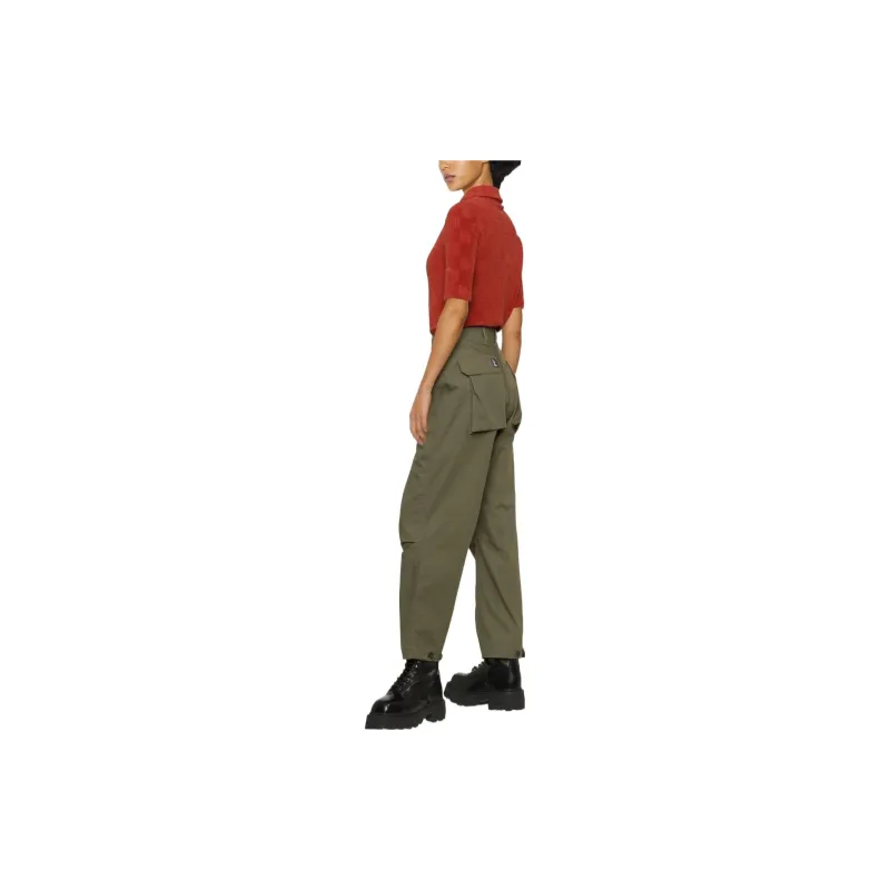 AMBUSH Monogram Zipped Mini Polo Shirt Russet Brown-3