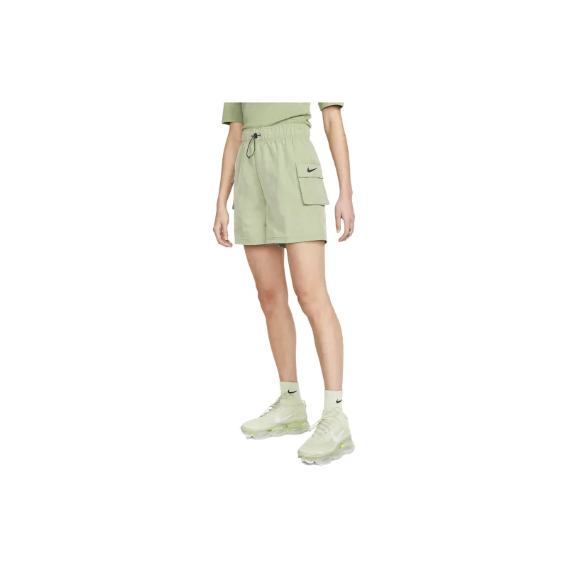Nike Sportswear Essentials Series Casual Shorts Women's Oil Green-4