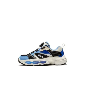 FILA KIDS Cushioning Wear Resistant Low Top Kids' Running Shoes Blue Black Kids'