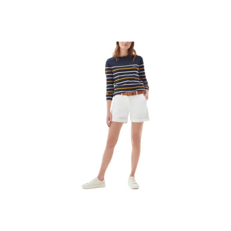 BARBOUR Barbour Hawkins Top T-Shirt Women's Marine Blue-1