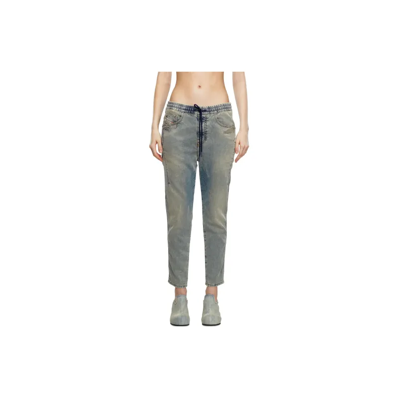 DIESEL 2041 D Fayza Drawstring Cropped Jeans-2