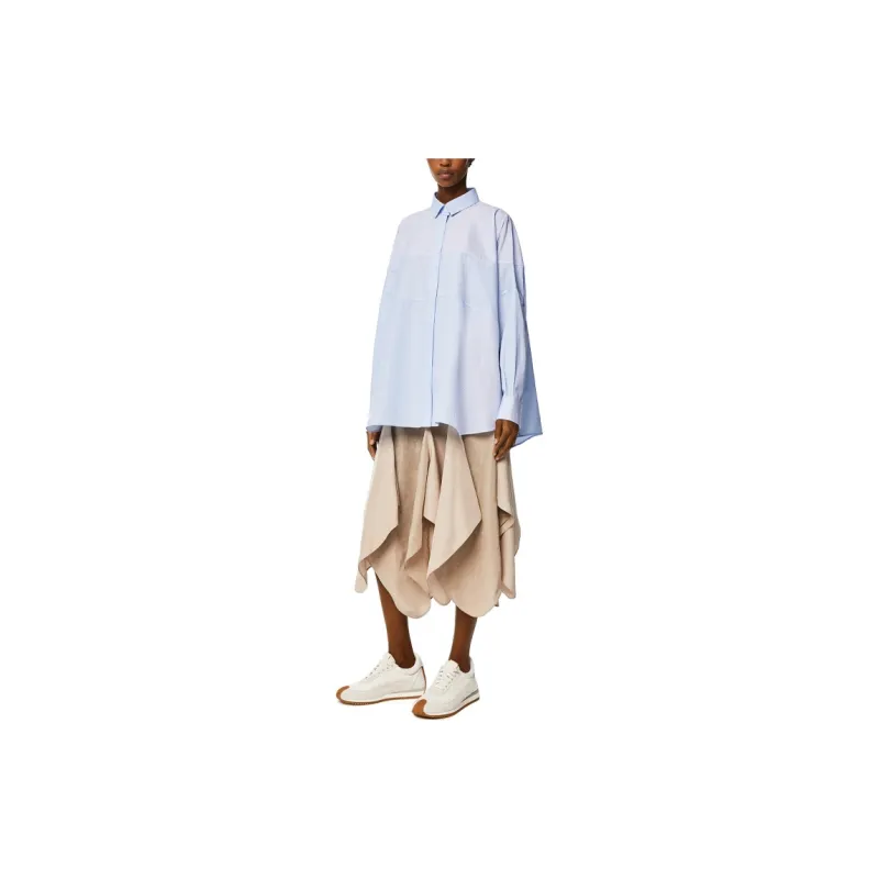 LOEWE Casual Long Skirt Women's Khaki-1
