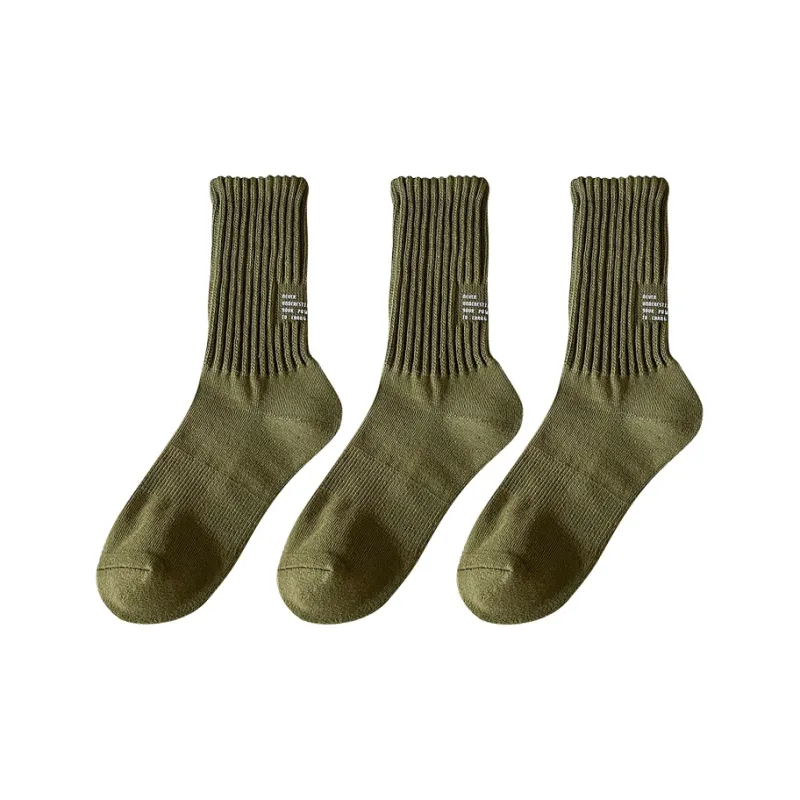 BKCXZICE Mid Calf Socks Unisex 3 Pack-2