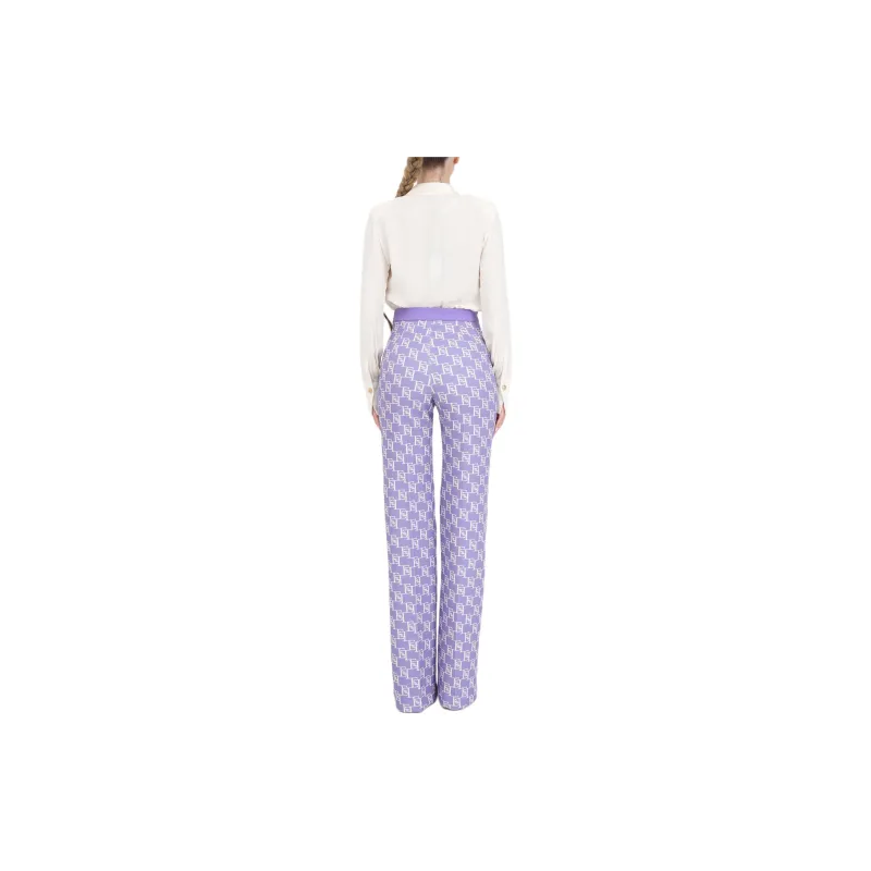 Elisabetta Franchi Casual Pants Women's Purple-2