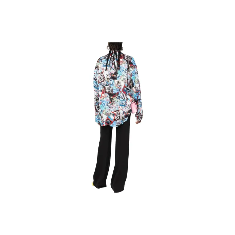 Balenciaga Shirts Women's Blue-2