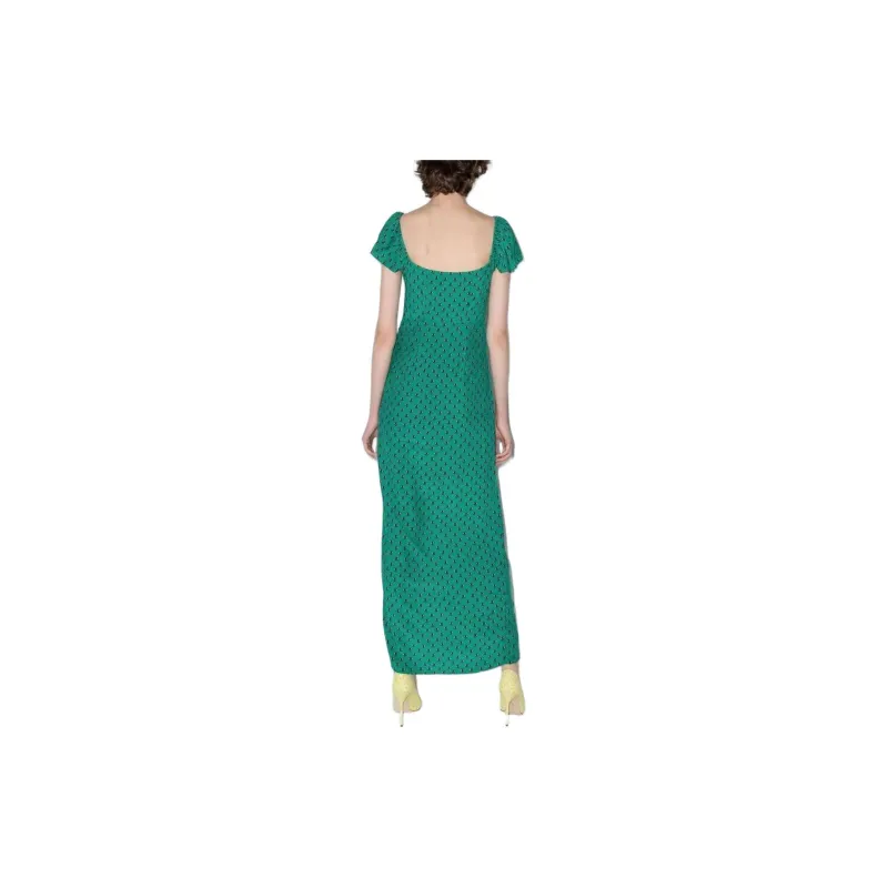 Staud Avril Graphic-print Maxi Dress-2