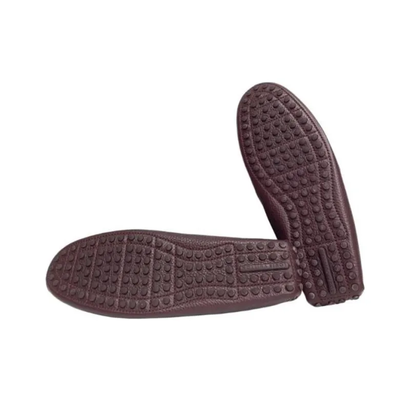 LOUIS VUITTON Gommino Loafers Men's Burgundy-5