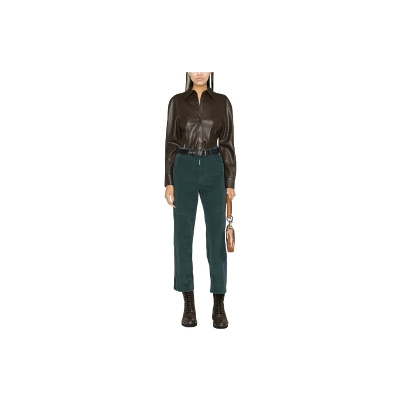 DSQUARED 2 Boston High Waist Straight Leg Jeans-2