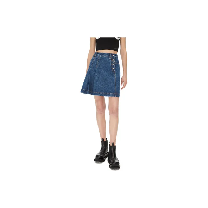 IMMI Denim Short Skirts Women's-10