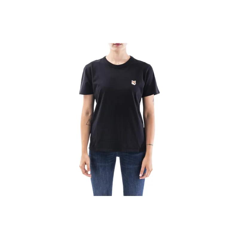 Maison Kitsune T Shirts Women's Black-1