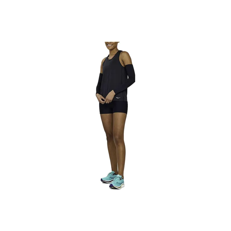 Saucony Stopwatch Singlet Tank Tops Women's Black-2